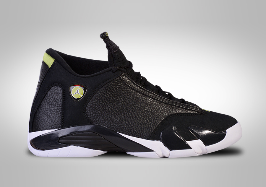 jordan retro 14 black and yellow