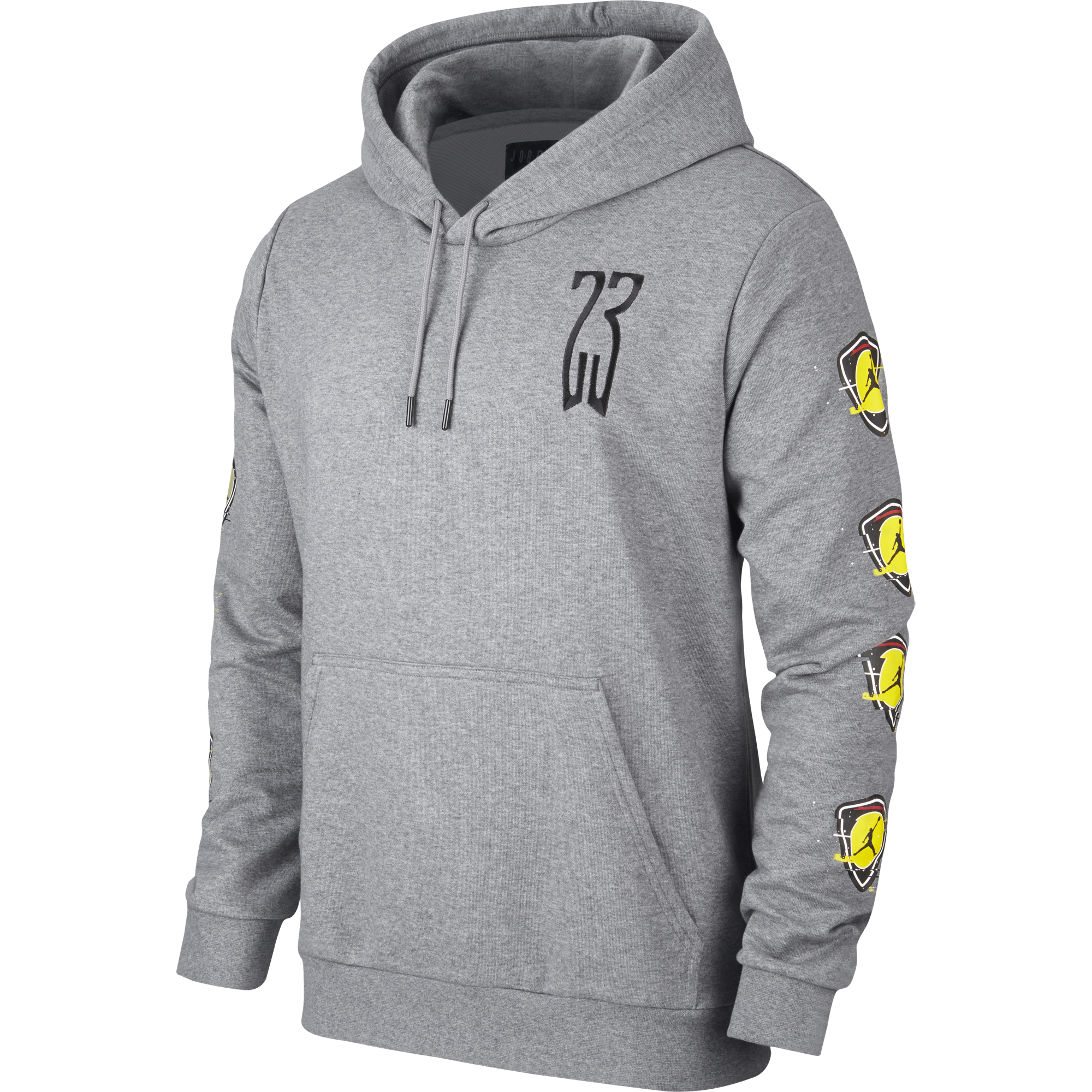 NIKE AIR JORDAN SPORTSWEAR LAST SHOT HOODIE CARBON HEATHER