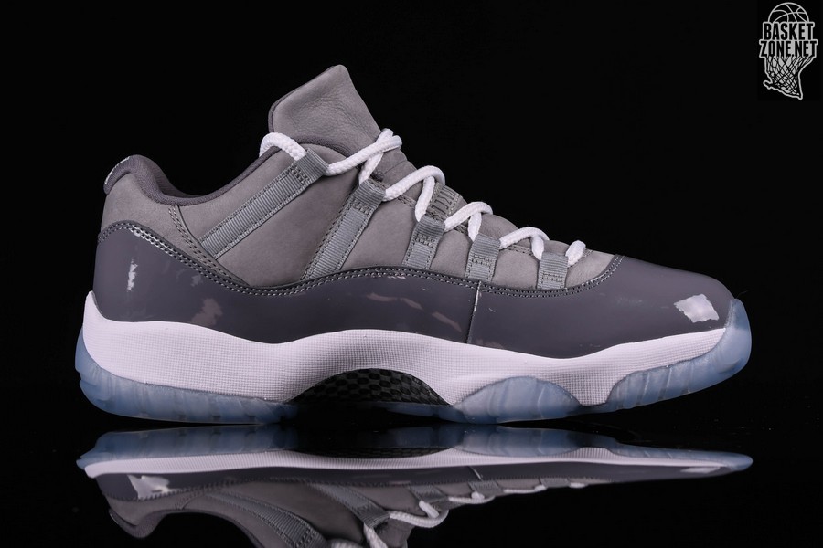 NIKE AIR JORDAN 11 RETRO LOW COOL GREY fur 187 50 Basketzone