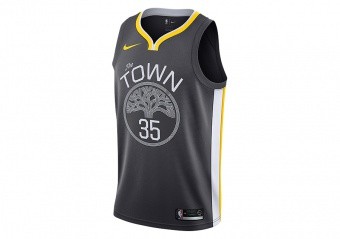 NIKE NBA GOLDEN STATE WARRIORS KEVIN DURANT SWINGMAN JERSEY ANTHRACITE