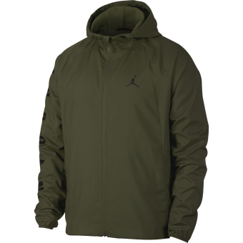 nike olive green windbreaker