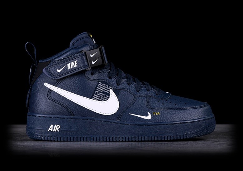nike air force 1 mid utility navy white 
