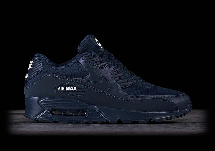 nike air max 90 leather midnight navy
