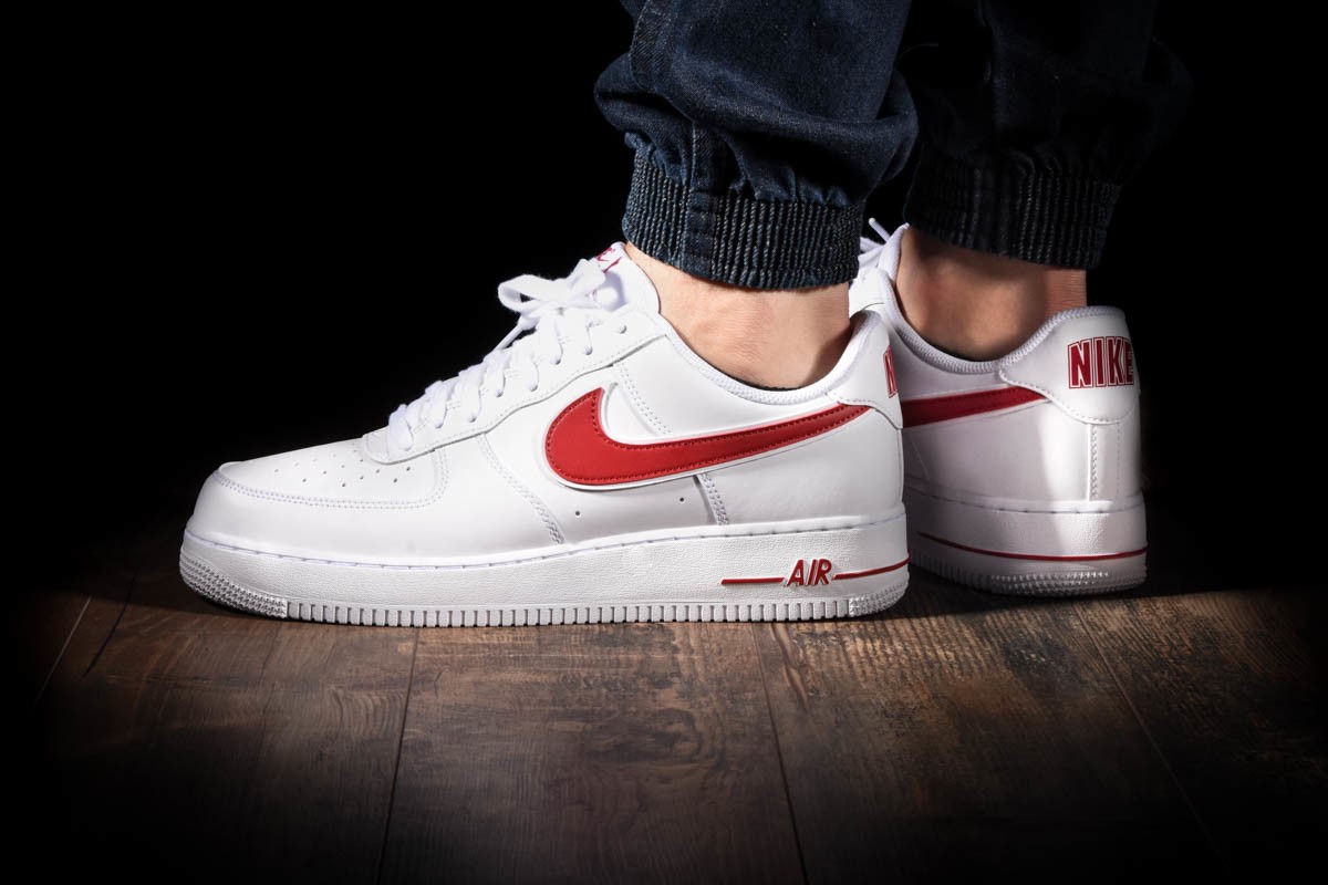 nike air force 1 low white gym red