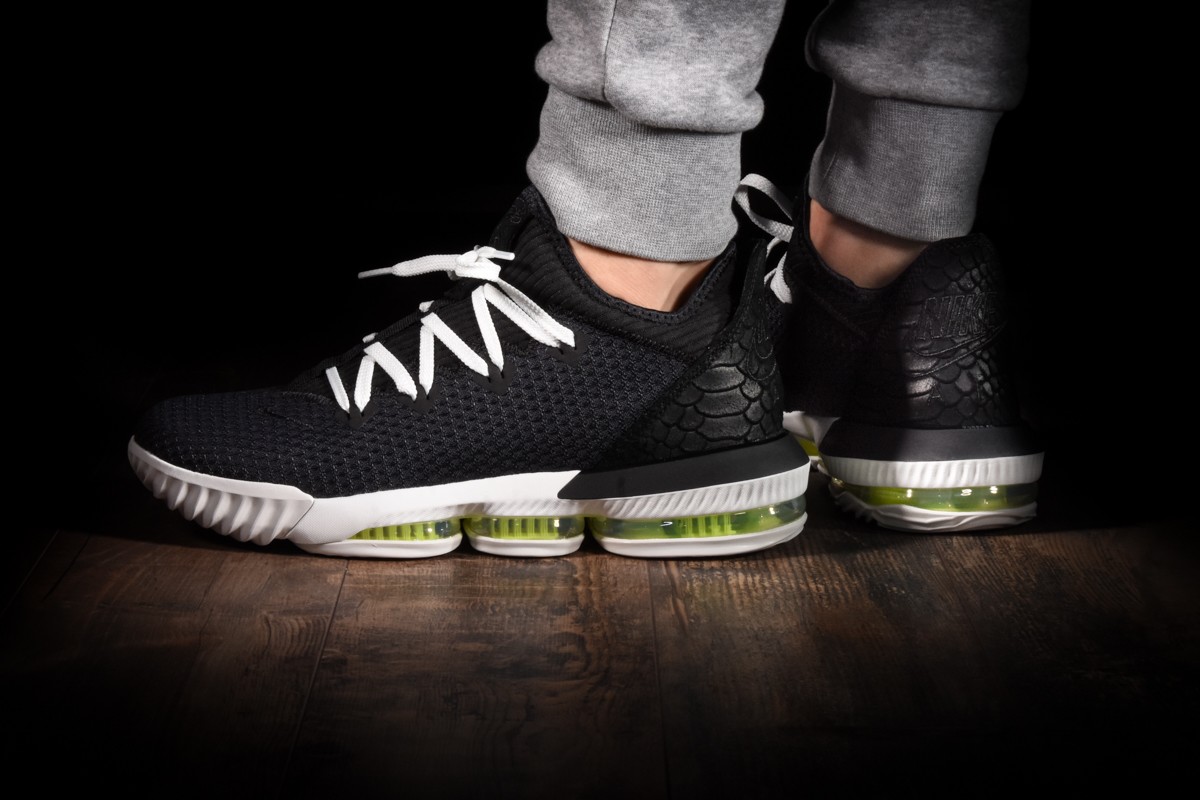 lebron 16 low black python