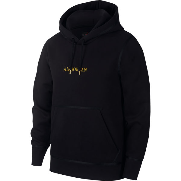 NIKE AIR JORDAN REMASTERED PULLOVER HOODIE BLACK