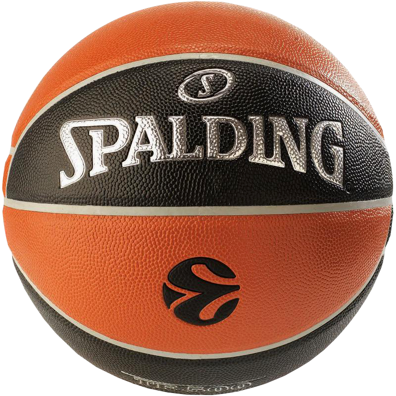 SPALDING EUROLEAGUE TF 500 IN/OUT (SIZE 7) ORANGE/BLACK