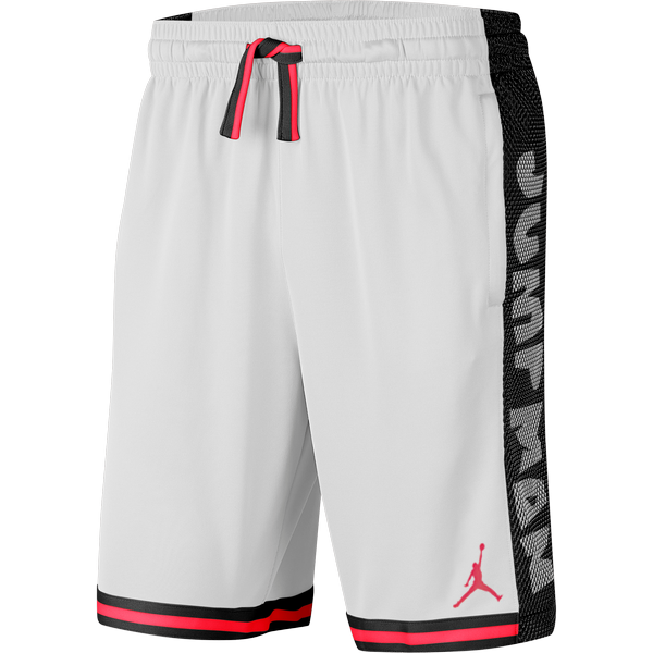 NIKE AIR JORDAN JUMPMAN BASKETBALL SHORTS WHITE