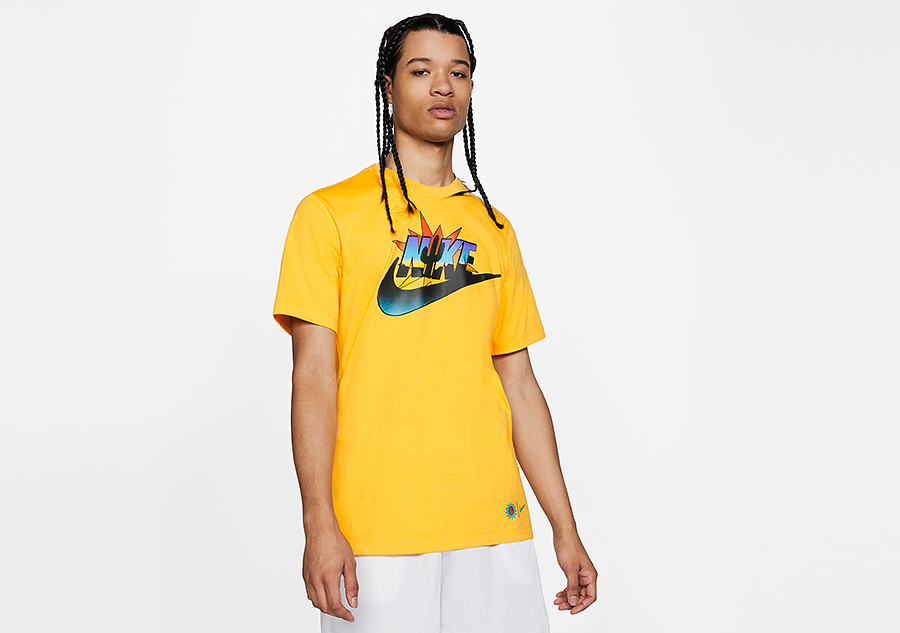 university gold shirt nike