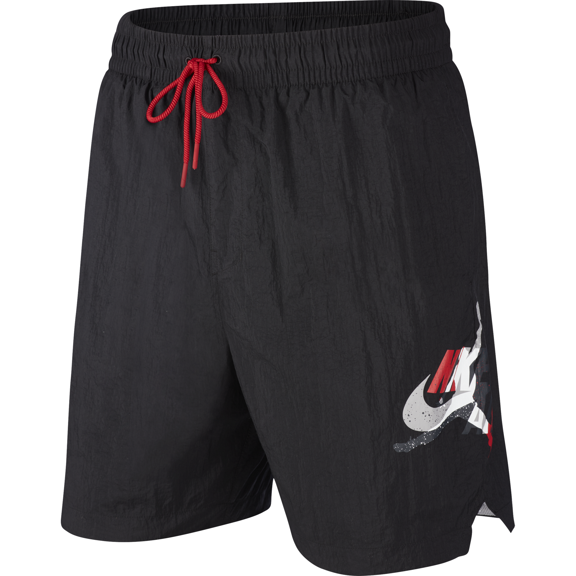 NIKE AIR JORDAN JUMPMAN POOLSIDE 7' SHORTS BLACK