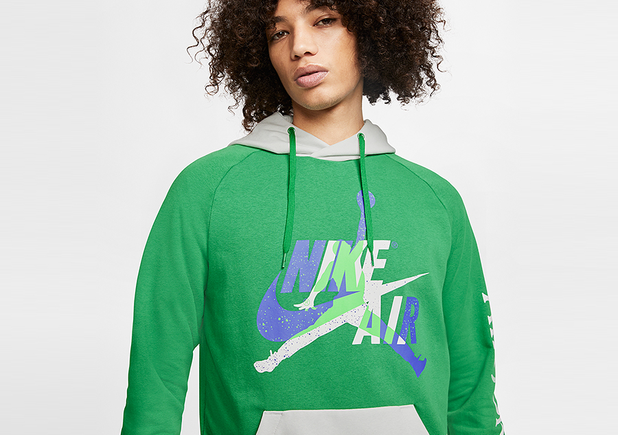 NIKE AIR JORDAN JUMPMAN CLASSICS FLEECE PULLOVER