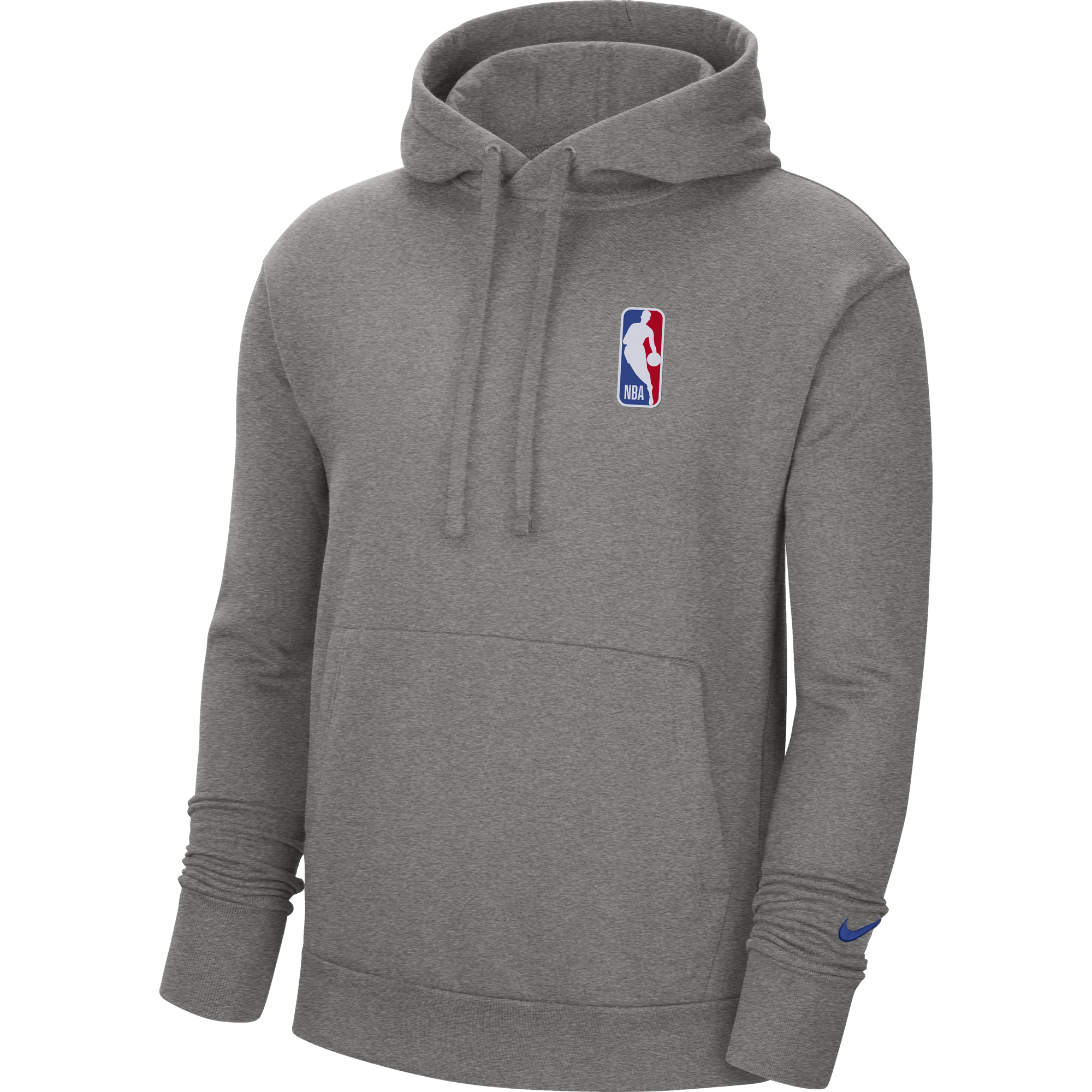 NIKE NBA TEAM 31 ESSENTIAL FLEECE PULLOVER HOODIE DARK GREY HEATHER