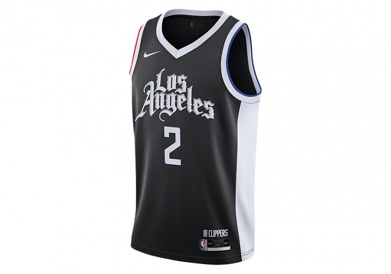 NIKE NBA LOS ANGELES CLIPPERS KAWHI LEONARD CITY EDITION SWINGMAN JERSEY BLACK