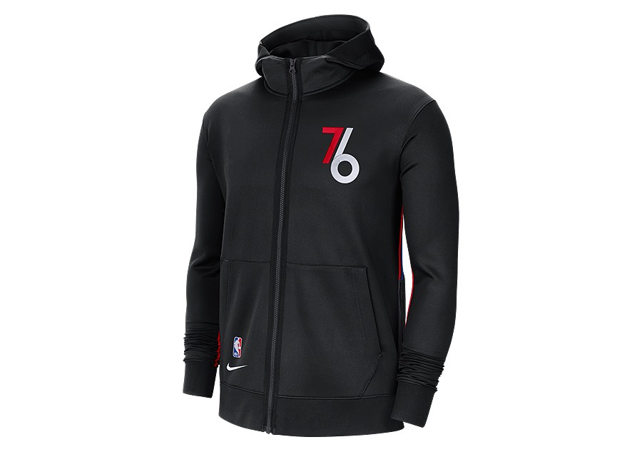 NIKE NBA PHILADELPHIA 76ERS SHOWTIME CITY EDITION THERMA FLEX HOODIE BLACK por 122 50 Basketzone