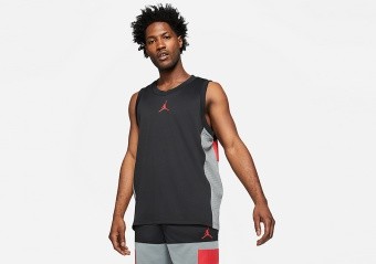 NIKE AIR JORDAN DRI-FIT STATEMENT JERSEY BLACK