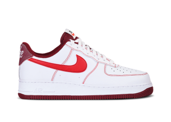 NIKE AIR FORCE 1 LOW FIRST USE WHITE TEAM RED