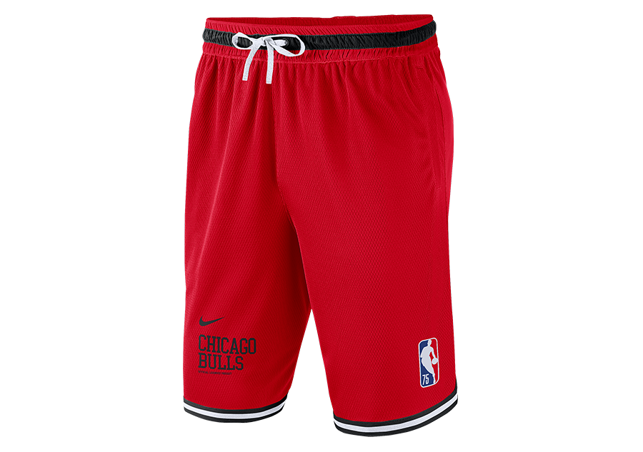 NIKE CHICAGO BULLS SHORTS DNA COURTSIDE 75 UNIVERSITY RED