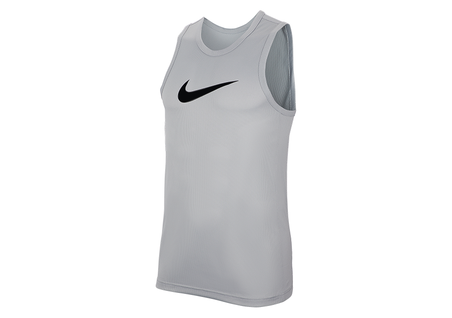 NIKE DRI-FIT CRSSOVER SLEEVELESS TOP LIGHT SMOKE GREY