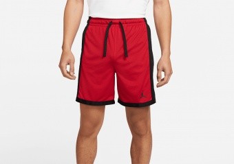 NIKE AIR JORDAN DRI-FIT SPORT MESH SHORTS GYM RED