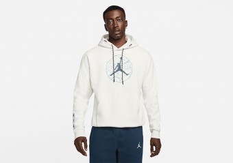 NIKE AIR JORDAN ESSENTIALS MOUNTAINSIDE HOODIE OATMEAL HEATHER