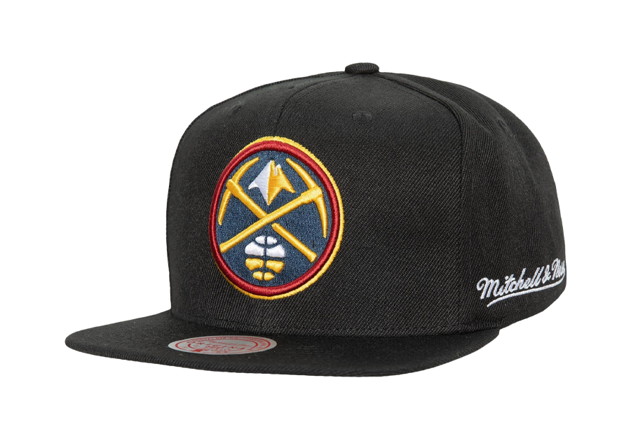 MITCHELL & NESS ENGLISH DROPBACK SNAPBACK NBA DENVER NUGGETS