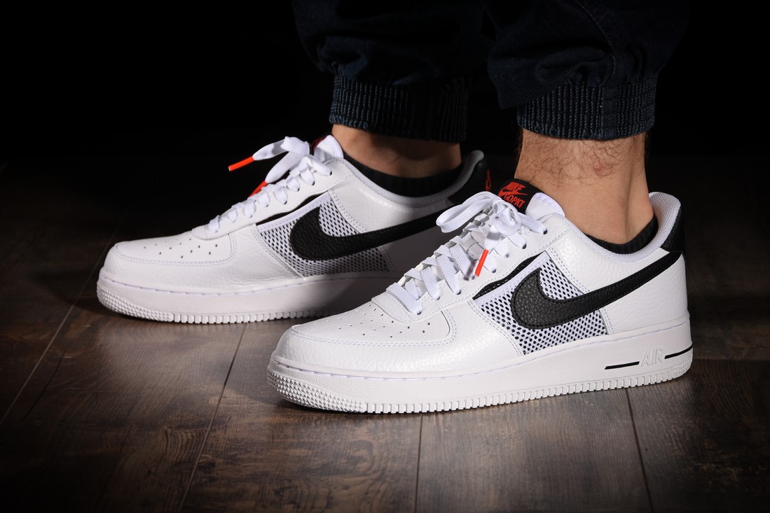 Nike air force low white black online