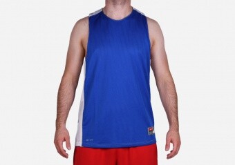 NIKE LEAGUE REVERSIBLE PRACTICE TANK BLUE