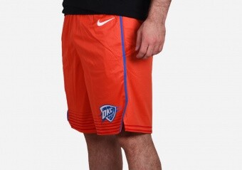 NIKE NBA OKLAHOMA CITY SWINGMAN SHORTS ORANGE